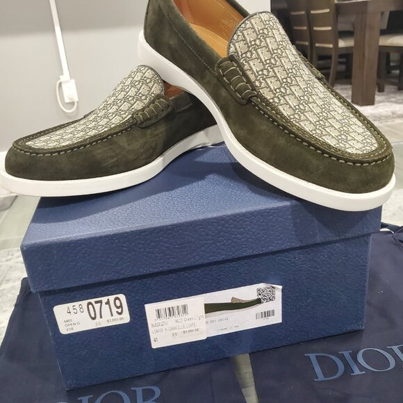 DIOR - Granville Loafer In Khaki - Picture 4 of 5
